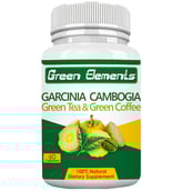 Green Elements Garcinia Cambogia with Green Tea & Green Coffee, 60 capsules