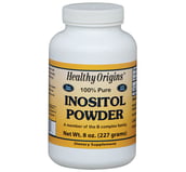 Healthy Origins Inositol Powder,  0.500 lb 