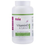 Zenith Nutrition Vitamin D & Calcium, Unflavoured 240 capsules
