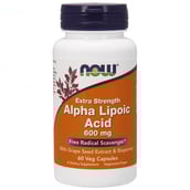 Now Alpha Lipoic Acid (600 mg),  60 veggie capsule(s) 