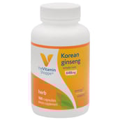 The Vitamin Shoppe Korean Ginseng 648 mg,  100 capsules 