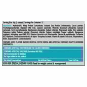 HealthKart SlimShake No Added Sugar, 0.5 kg Cafe Mocha(Ingredient)