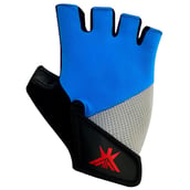 KOBO Gym Gloves (WTG-16),  Blue, Grey & Black  Large 
