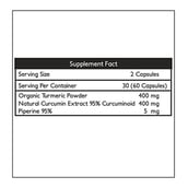 Perennial Lifesciences Pure Turmeric Curcumin,  60 capsules 