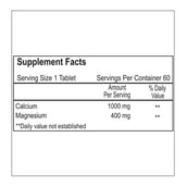 Healthvit Magnesium & Calcium,  60 tablet(s)  Unflavoured 