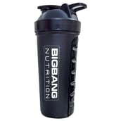 BigBang Nutrition Shaker with Pill Box,  Black  700 ml 