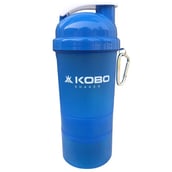 KOBO Shaker Sipper Blender Bottle (2903),  Blue  400 ml 
