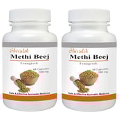 Shivalik Herbals Methi Beej (Fenugreek- Trigonella Foenum-Graecum),  120 capsules 