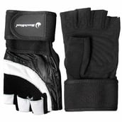 MuscleBlaze Gloves,  Black & White  Small 