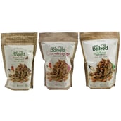 Get Baked Crunch Rocks Combo of 3,  Chocolate Cranberry & Pudina  0.150 kg 