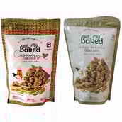 Get Baked Crunch Rocks Combo of 2,  Cranberry & Tangy Masala  0.1 kg 
