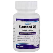 Healthvit Flaxseed Oil (1000 mg),  60 softgels 