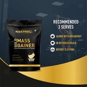 5 - Nakpro Gold Mass Gainer,  2.2 lb  Banana (Pack of 5) 