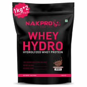 1 - Nakpro Whey Hydro Hydrolyzed Whey Protein,  2.2 lb  Chocolate (Pack of 2) 