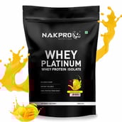 1 - Nakpro Whey Platinum Whey Protein Isolate,  2.2 lb  Mango 