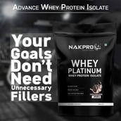 6 - Nakpro Whey Platinum Whey Protein Isolate,  2.2 lb  Cookies & Cream 