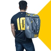 3 - MuscleBlaze Phirse Zidd Kar Gym Dryfit T-Shirt 10 years Print,  Navy  Large 