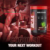 4 - Big Flex Essential BCAA Hyperboost,  0.88 lb  40 Servings  Green Apple 