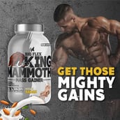4 - Big Flex King Mammoth Mass Gainer, 2.2 lb Kesar Badam