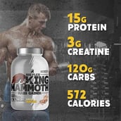 6 - Big Flex King Mammoth Mass Gainer,  6.6 lb  Kesar Badam 