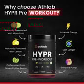 3 - Athlab Hypr Pre-Workout, 1.05 lb Lemon