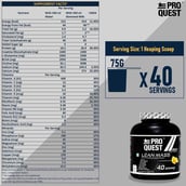 5 - Proquest Lean Mass,  6.6 lb  Alphonso Mango 