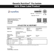 Genetic Nutrition Pro Isolate,  1.1 lb  Cafe Mocha 