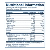 5 - GNC Triple Strength Fish Oil (Pack of 2),  60 softgels 