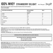 2 - PhD 100% Whey Protein,  4.4 lb  Strawberry Delight 