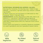 6 - HealthKart HK Vitals L Carnitine 1200 mg Effervescent,  30 tablet(s)  Lemon 