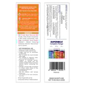 8 - Gritzo SuperMilk Protein & Nutrition Drink Mix 8-12 yrs,  60 g  Double Chocolate (Trial Pack) 