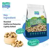 2 - Nutri Binge California Pistachios,  200 g  Unflavoured (Pack of 2) 
