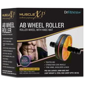 8 - MuscleXP AB Roller Wheel,  Yellow  Free Size 