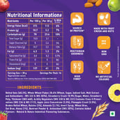 3 - Bagrrys Fruit n Fibre with Almonds & Raisins Muesli,  500 g  Mixed Fruit 