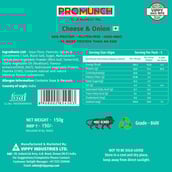 5 - Promunch Roasted Soya Snack,  Cheese & Onion + Peri Peri Combo  150 g 