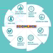 4 - Promunch Roasted Soya Snack,  Noodle Masala + Cheese & Onion Combo  150 g 