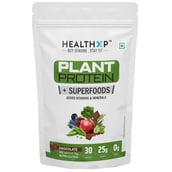 1 - HealthXP Plant Protein + Superfood,  2.2 lb  Chocolate 