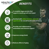 6 - HealthXP Plant Protein + Superfood,  2.2 lb  Chocolate 