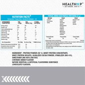 2 - HealthXP 100% Whey Protein,  2.2 lb  Chocolate 