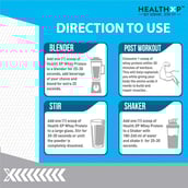 4 - HealthXP 100% Whey Protein, 2.2 lb Cookies & Cream