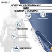 7 - HealthXP L Carnitine Liquid 3000,  450 ml  Orange 