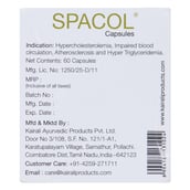 2 - Kairali Spacol,  60 capsules 