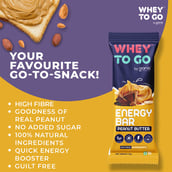 5 - Whey To Go Energy Bar,  6 bar(s)  Peanut Butter 