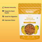 4 - Farmley Premium Diced Mango,  Unflavoured  200 g 