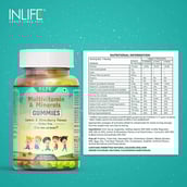 7 - INLIFE Multivitamin and Minerals,  30 gummies  Lemon & Strawberry 