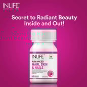 7 - INLIFE Advanced Hair Skin & Nails,  60 capsules  Unflavoured 
