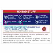 8 - Gritzo Supermilk Overall Growth for 4-7 Yrs Protein & Nutrition Drink Mix, 66.66 g Double Chocolate (Trial Pack)