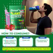 5 - Fast & Up Plant Protein,  2.91 lb  Strawberry Splash 