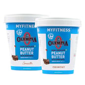 1 - Myfitness Dark Chocolate Peanut Butter 510g Combo,  2 Piece(s)/Pack  Smooth & Crunchy 