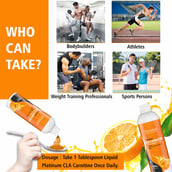 12 - Naturyz L-Carnitine 2400 20 Tablets & Platinum CLA-Carnitine 450ml Como,  2 Piece(s)/Pack  Water Melon Masala & Orange 